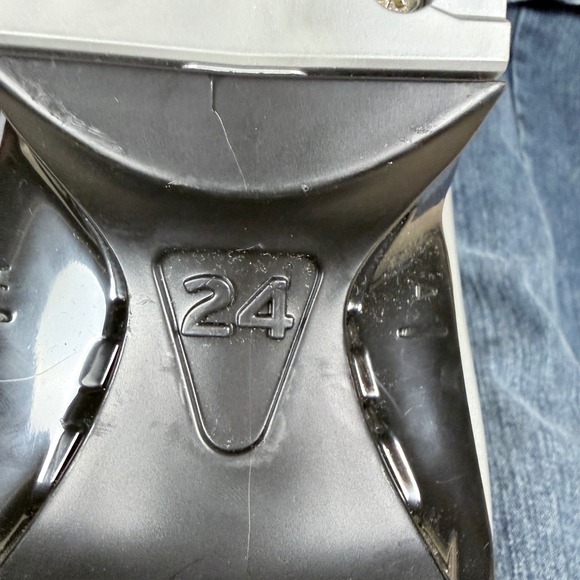 Salomon X Fit Fusion Comfort Women's Ski Boots Black Silver Size 24.5 womens 7.5 - Picture 7 of 8